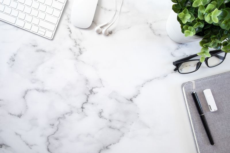 Close-up of Polished Marble